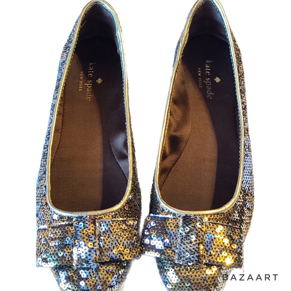 * Kate Spade Pale Gold Messy Sequins